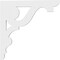 Ekena Millwork Robin Architectural Grade PVC Bracket, 5/8"W X 16"D X 16"H BKTP01X16X16RB - alternate 3